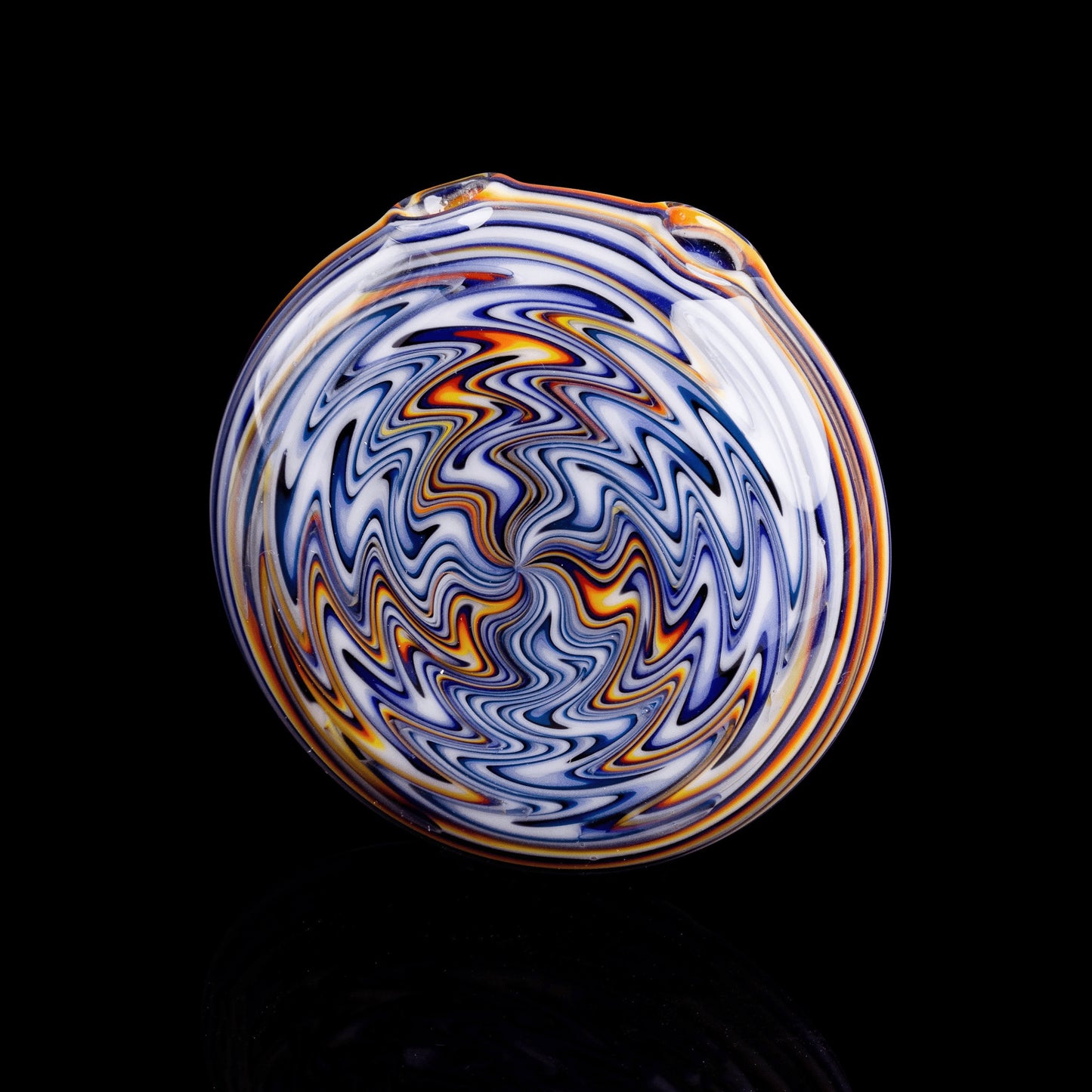 meticulously crafted glass pendant - Pendant (J) by Cameron Burns (2022 Drop)