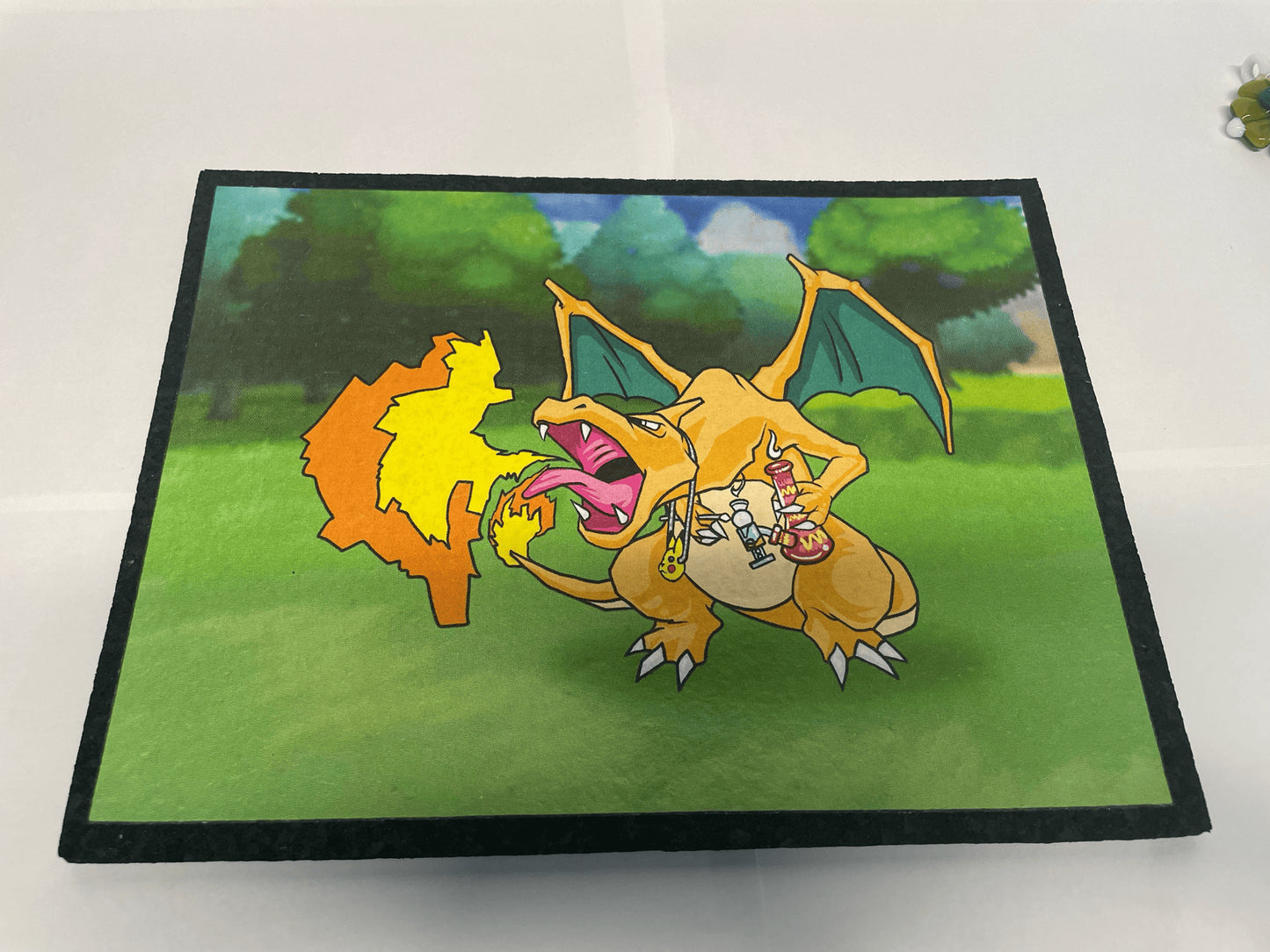 meticulously crafted art piece - Charizard Moodmat