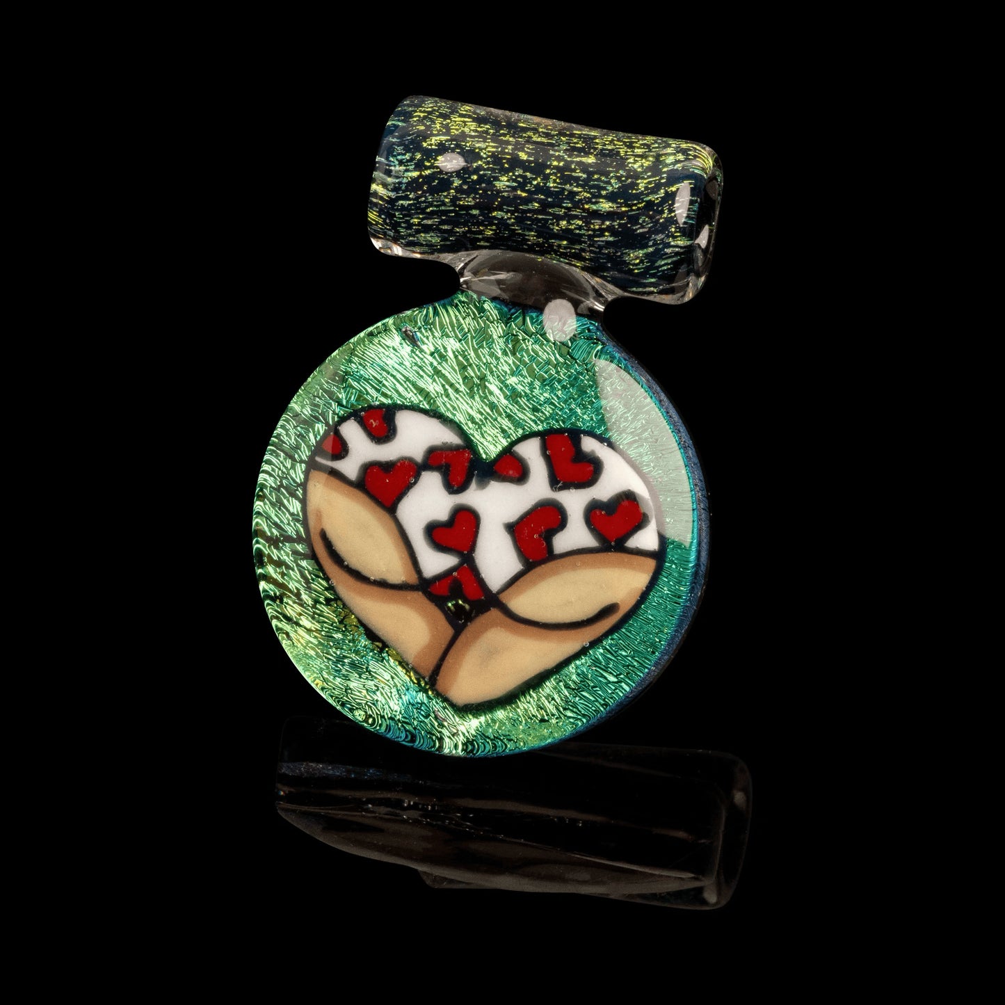 heady glass pendant - Booty Pendant Hearts by Shayla Windstar (GV 2022)