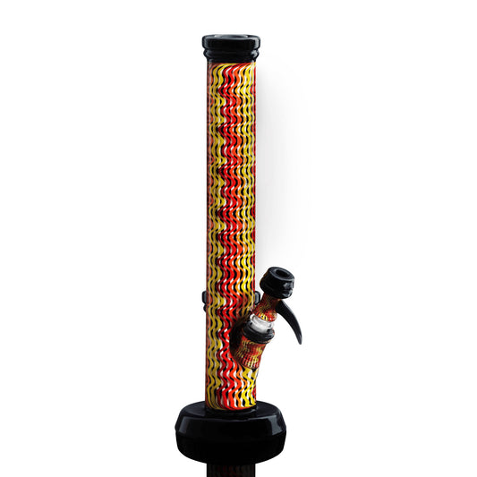 sophisticated art piece - Hypnotech Flower Tube by Leisure Glass