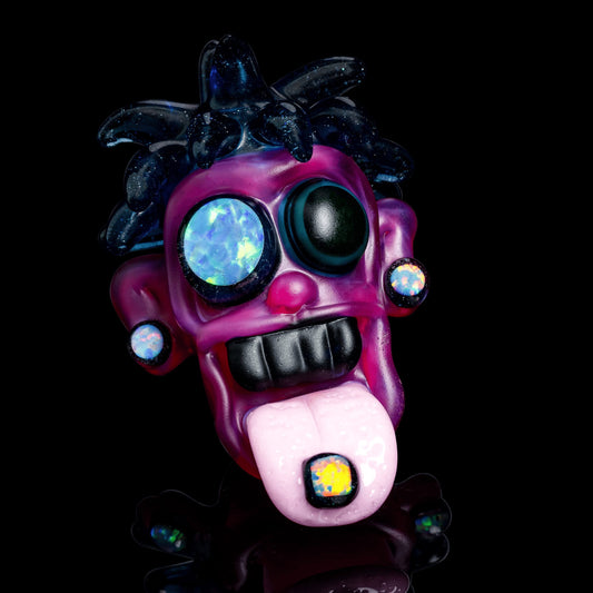 innovative glass pendant - OG Googley Eye w/ 12mm Opal Eye Tripster Pendant #85 by Ryder Glass (2022 Drop)