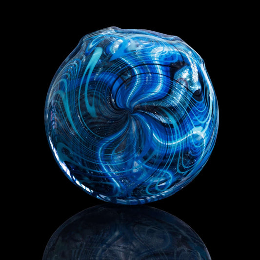 meticulously crafted glass pendant - Double Layer Hollow Pendant  (B) by Blueberry503