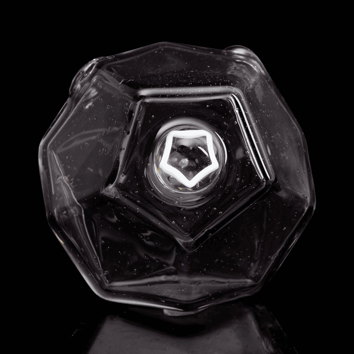 innovative glass pendant - Solo Pendant (F) by Kuhns Glass (2022 Drop)