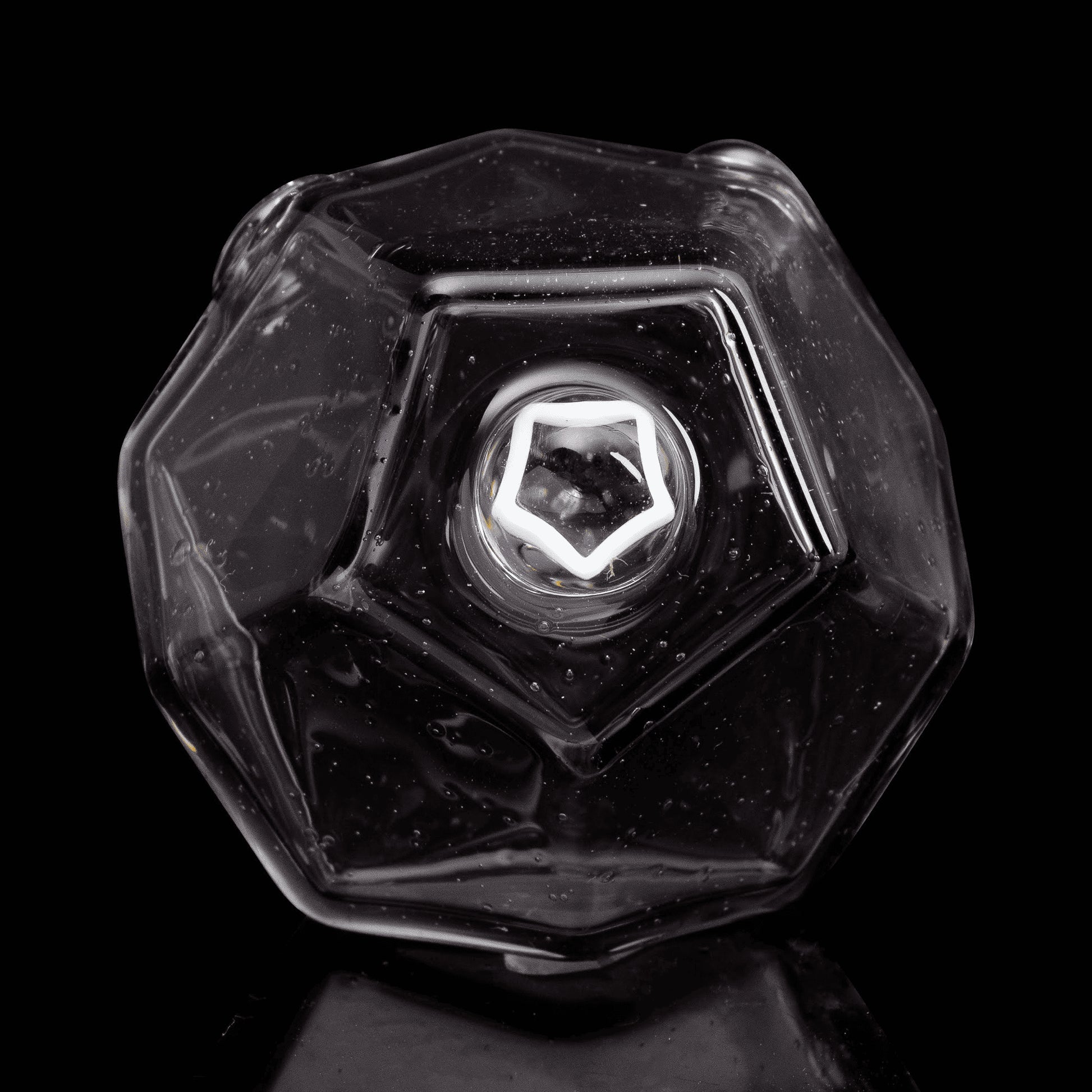 innovative glass pendant - Solo Pendant (F) by Kuhns Glass (2022 Drop)