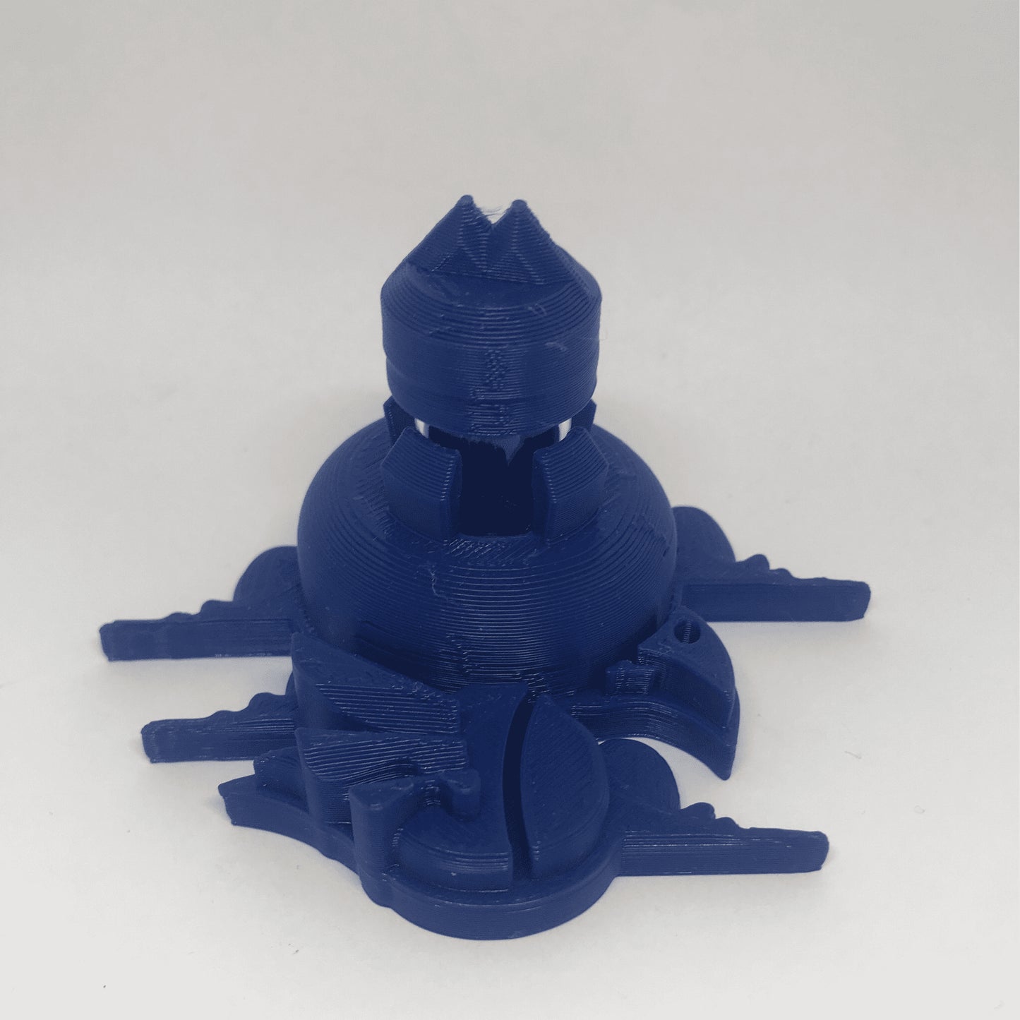 exquisite art piece - Blue ISO Station by CalM x Kuhns Glass (2022 Drop)