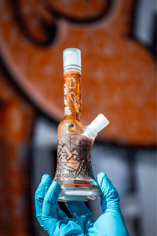 meticulously crafted art piece - Deep Carved Mini Tube by GROE  (Got The Juice 2022)
