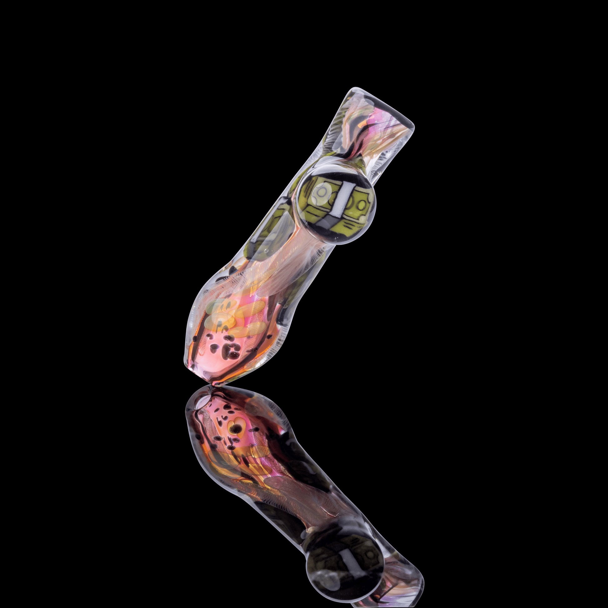 hand-blown art piece - Solo Medium Money Chillum by GROE (Got The Juice 2022)