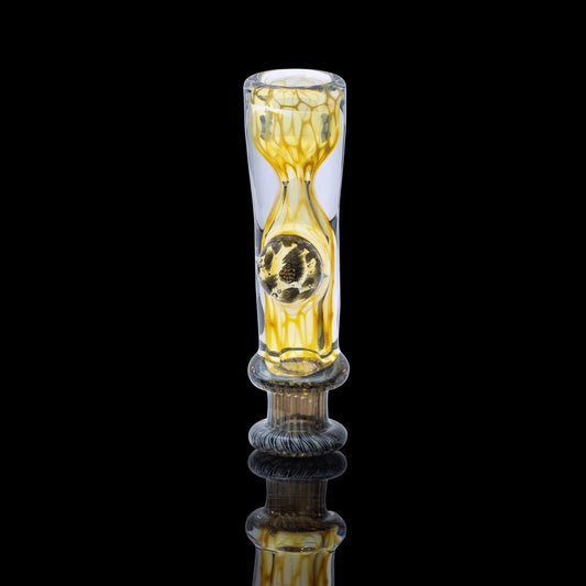 innovative art piece - Fumed Chillum (B) by Hondo Glass (2022 Release)