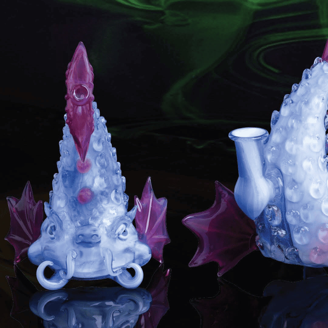 sophisticated art piece - Scribble Shachioko (C) by Hendy Glass x Scomo (2022 Release)