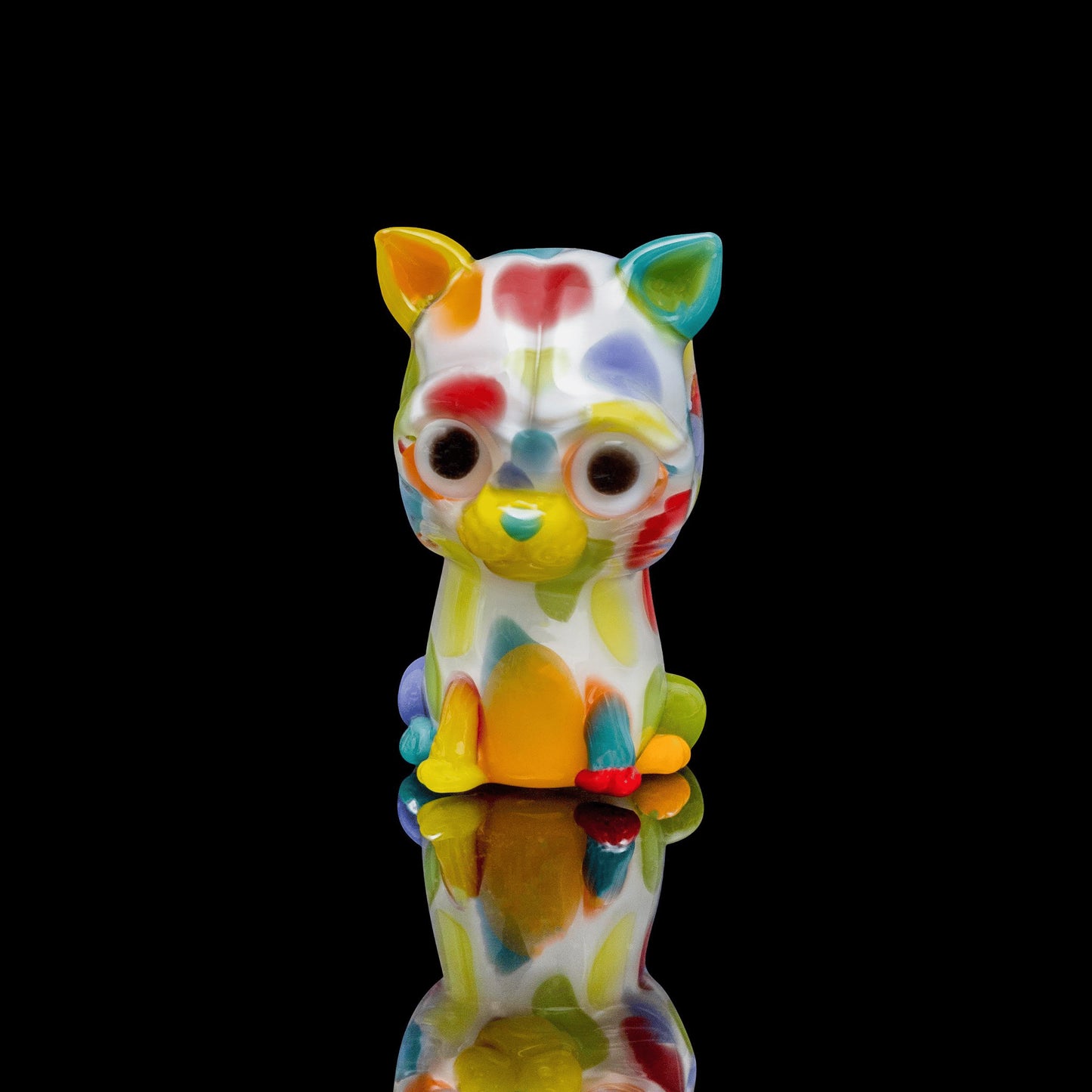 luxurious glass pendant - Kitty Pendant (A) by Nathan Belmont (Belmont’s Beasts)
