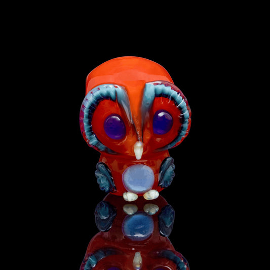 sophisticated glass pendant - Owl Pendant (L) by Nathan Belmont (Belmont’s Beasts)