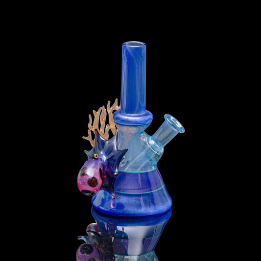 luxurious art piece - Solo Minitube (D) by Burtoni Glass (Release 2022)