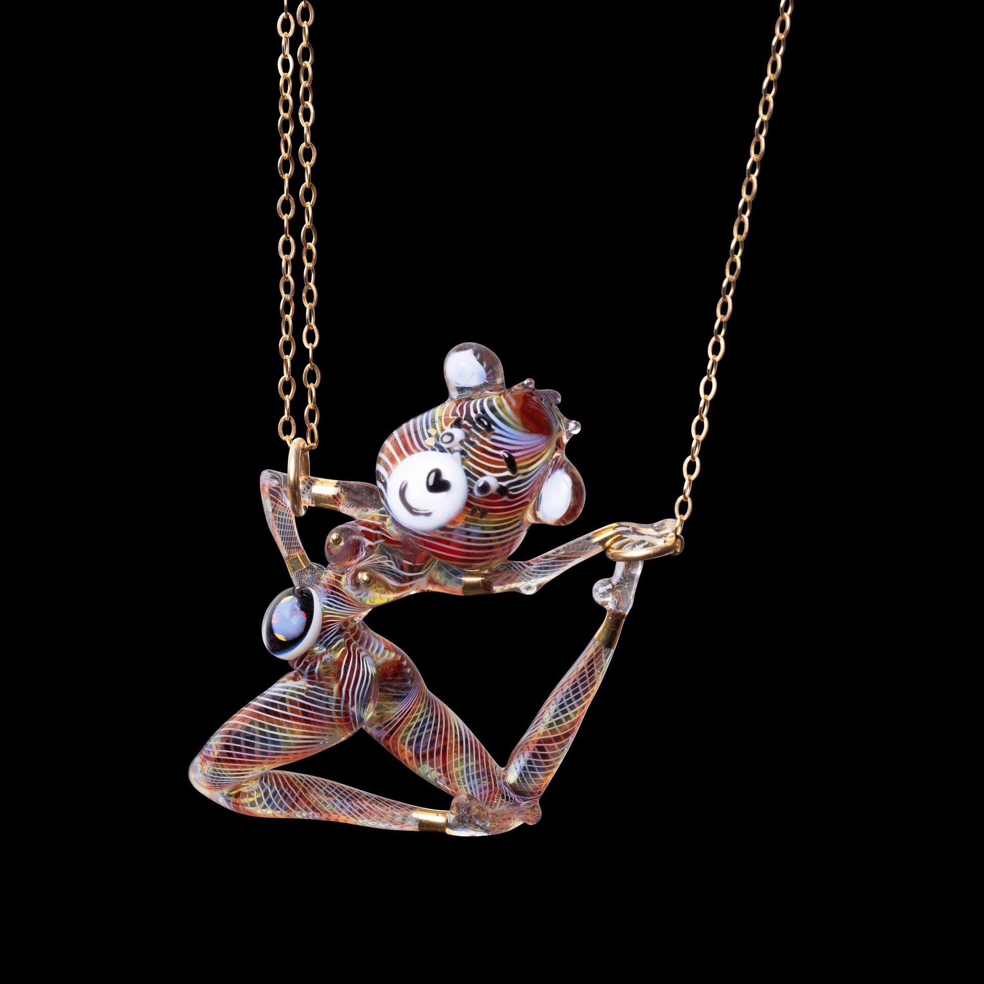 exquisite glass pendant - Collab Care Bear Pendant by Sibelley x Karma Glass (Cyber Punks 2022 Release)