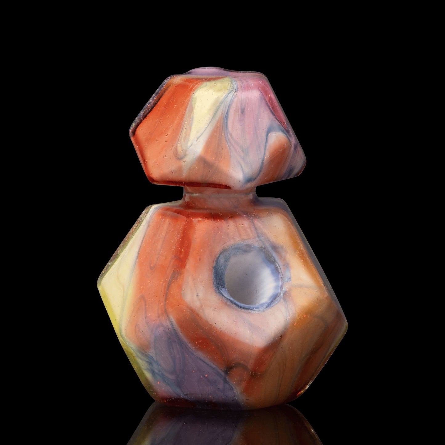 heady design of the Collab Geo Traveler Rig by Kuhns Glass x Scomo Moanet (Scribble Season 2022)