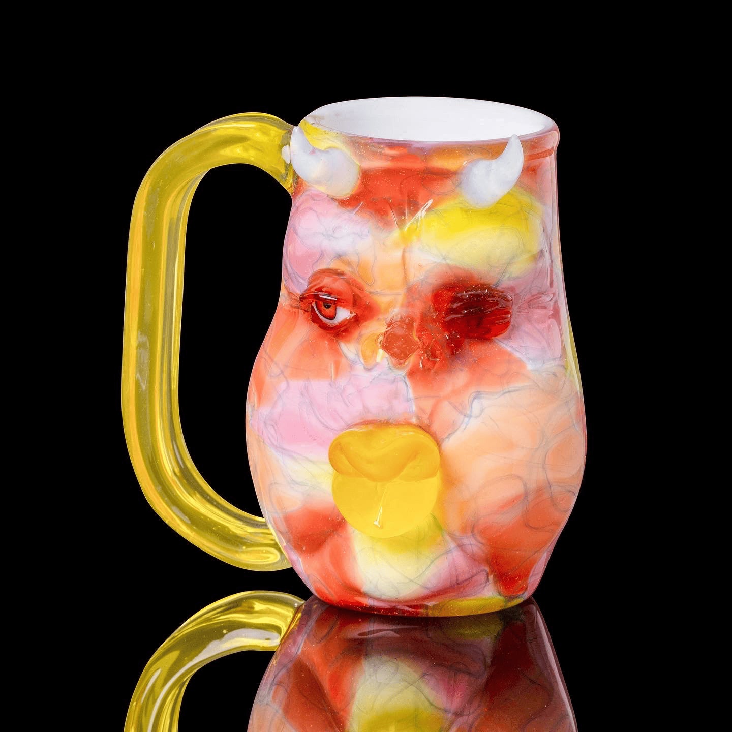 innovative art piece - Collab Devil Mug (A) by Rocko x Scomo Moanet (Scribble Season 2022)
