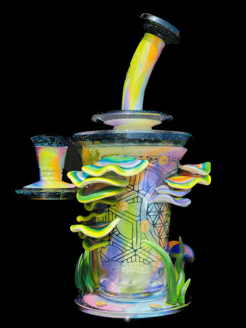 sophisticated design of the Collab Lichen The Fungi Rig by Avant-Garde x Scomo Moanet (Scribble Season 2022)