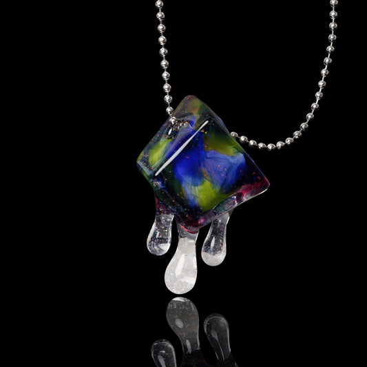 heady glass pendant - Collab Pendant (C) by Chaka x Scomo Moanet (Scribble Season 2022)