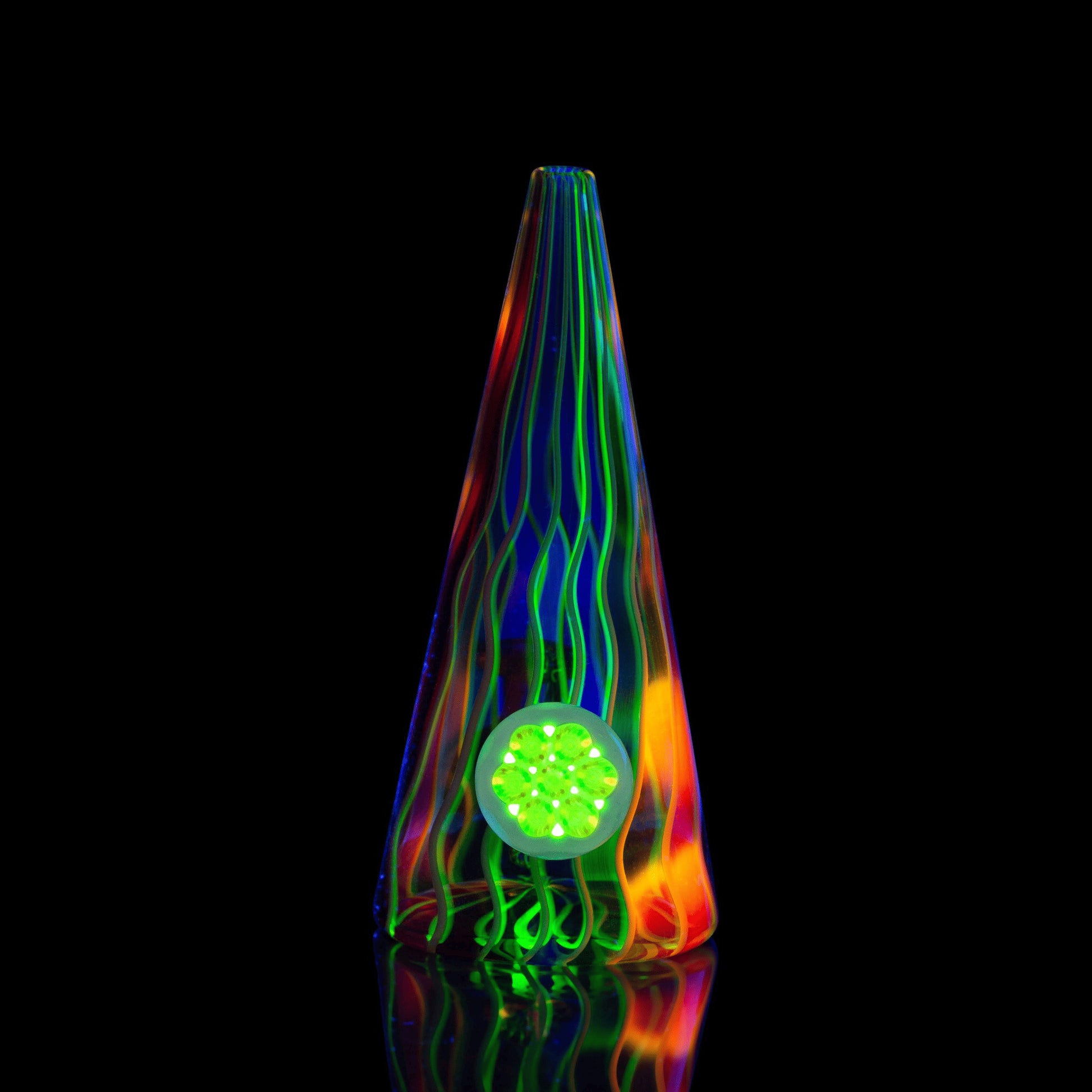 sophisticated art piece - Solo Prism by Karma Glass (Rainbow Equinox 2022)