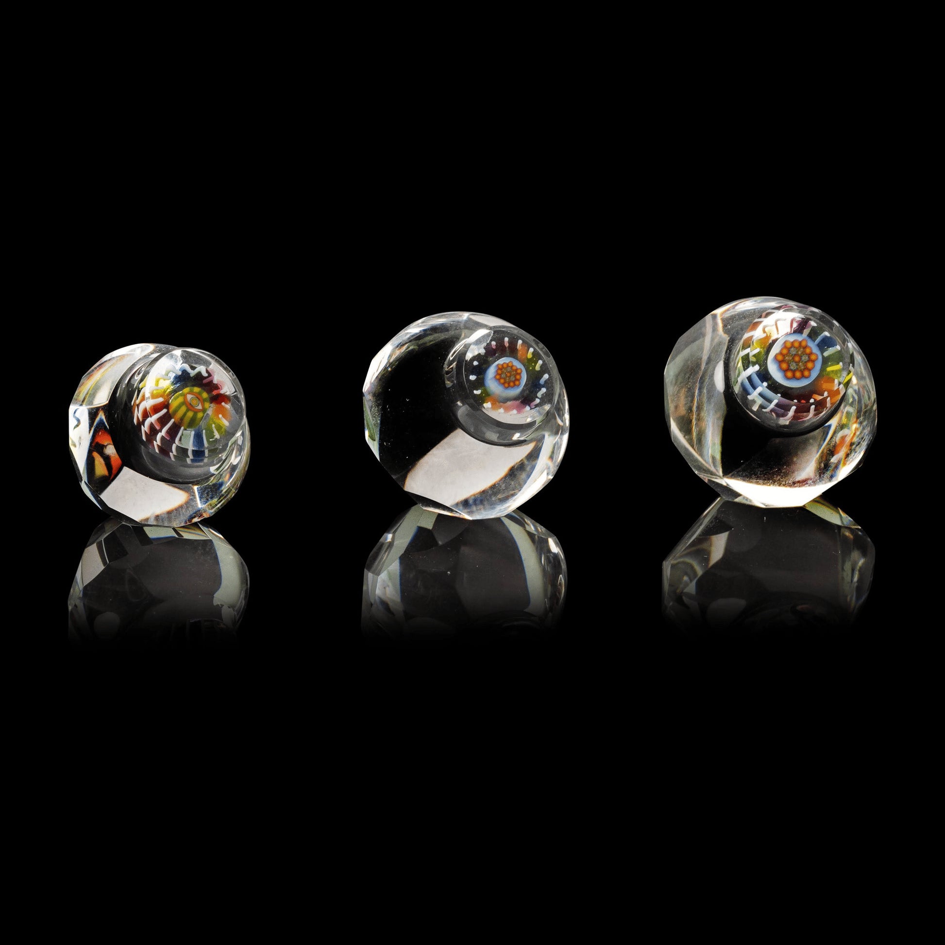 sophisticated art piece - Collab Facet Top (B) by Banjo x Karma Glass (Rainbow Equinox 2022)