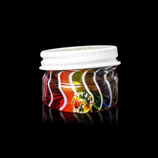 meticulously crafted art piece - Collab Baller Jar (A) by Baller Jar x Karma Glass (Rainbow Equinox 2022)