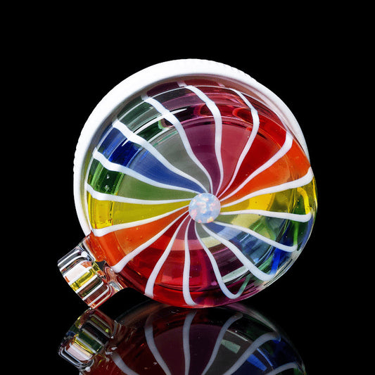 artisan-crafted art piece - Collab Baller Jar (B) by Baller Jar x Karma Glass (Rainbow Equinox 2022)