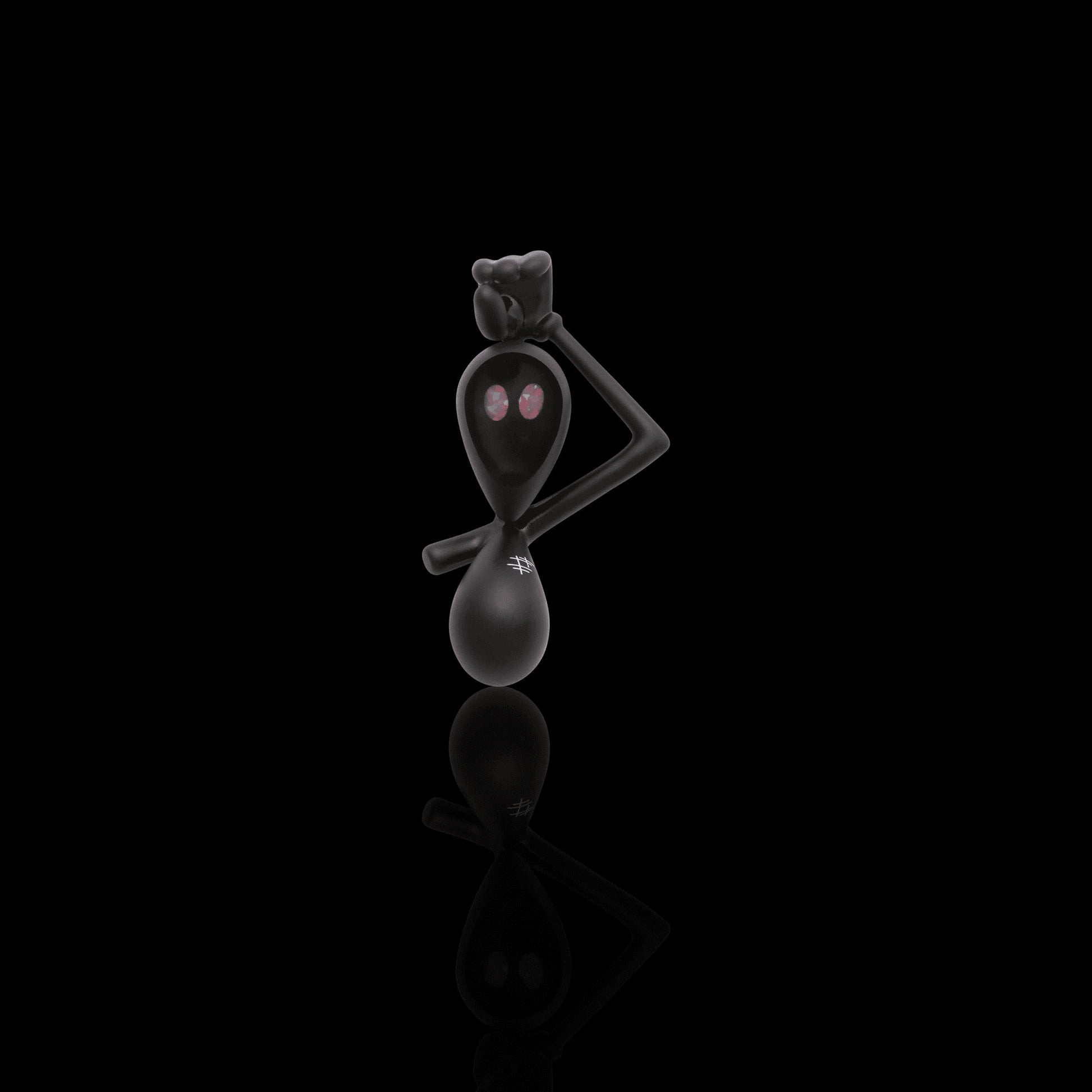 meticulously crafted glass pendant - Window Faced Hanging-In Pendant (B) by Yunk Glass (2022 Release)