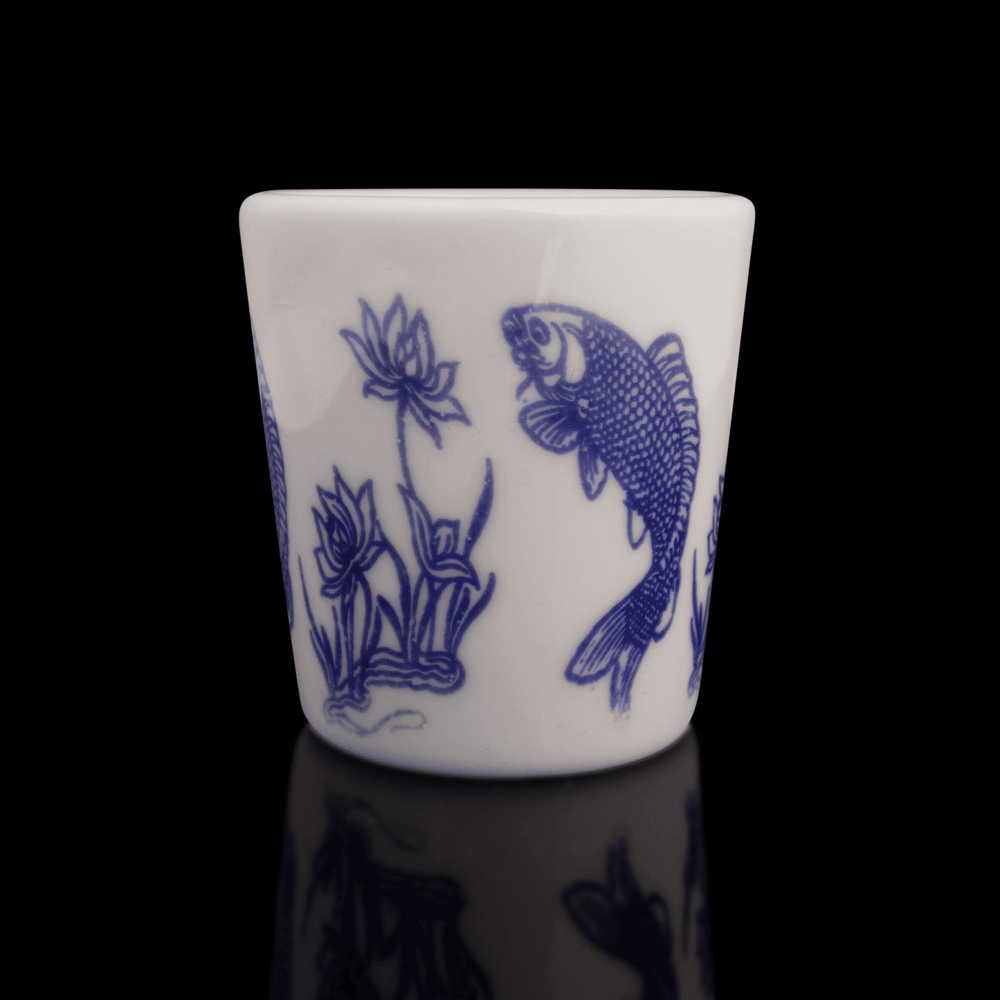 heady art piece - Chinoserie Shot Glass (B) by Kurt B (Coffee + Colada 2022)
