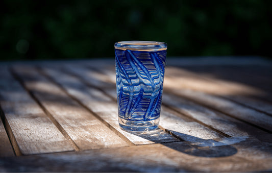 artisan-crafted art piece - Shot Glass (H) by EWGG (Coffee + Colada 2022)