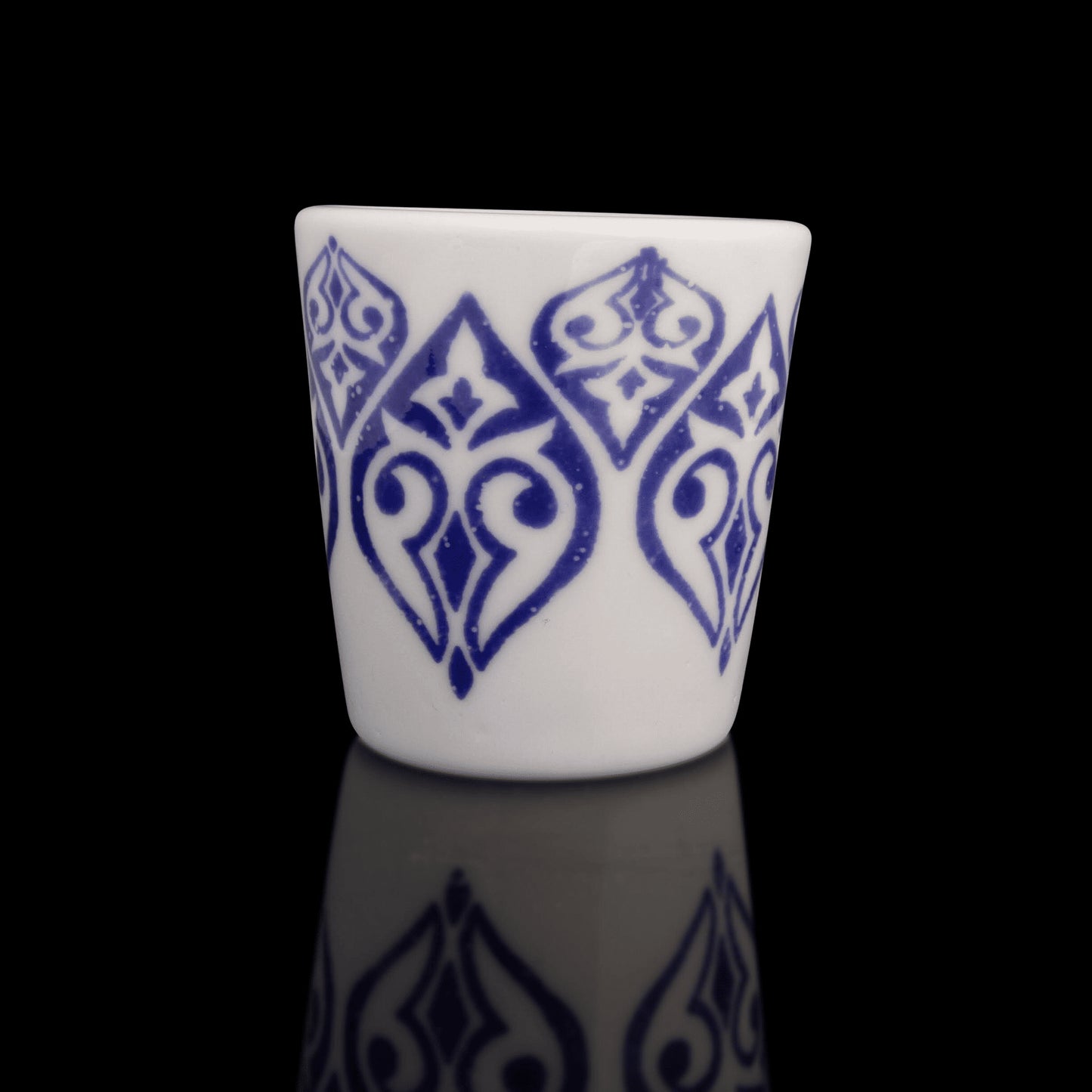 heady art piece - Chinoserie Shot Glass (C) by Kurt B (Coffee + Colada 2022)