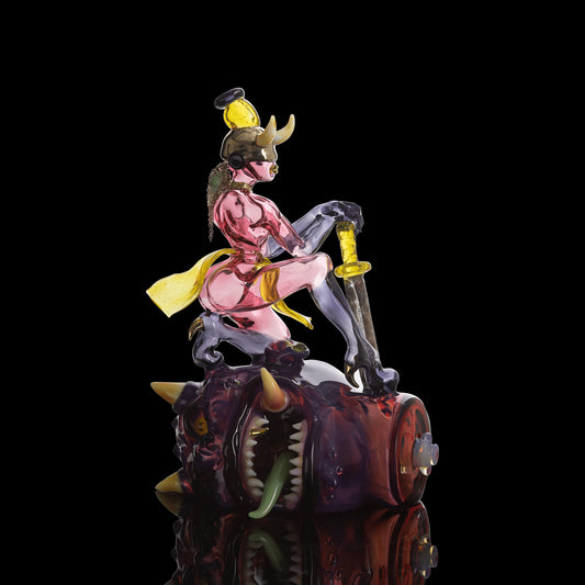 luxurious art piece - Oni Slayer by Sibelley x Nathan Belmont (SCOPE 2022)