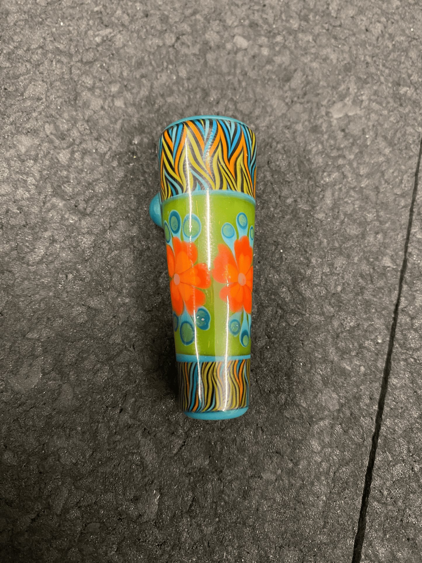 sophisticated art piece - Joint Holder (B) by Bird Dogg Art x Sarita Glass (Trinkets & Tokens 2022) (SOLD)