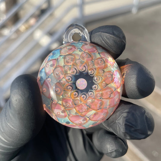 Dot Box Opal Pendant (A) by Tanaka Wateru (2024)