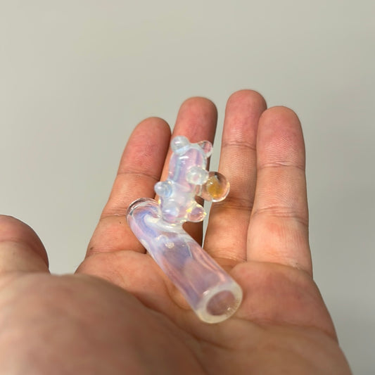 Heady Bear Tip w/ Opal (U) by Alexander The Great Glass