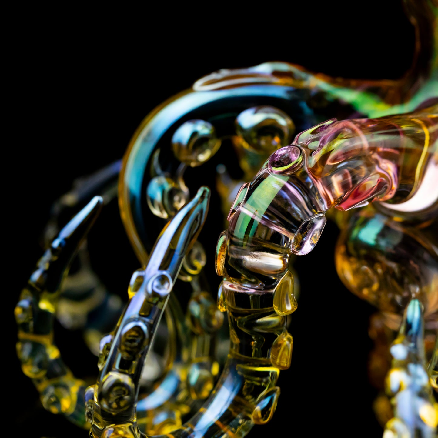 Full Gold Fume Kraken by Wicked Glass (2024)