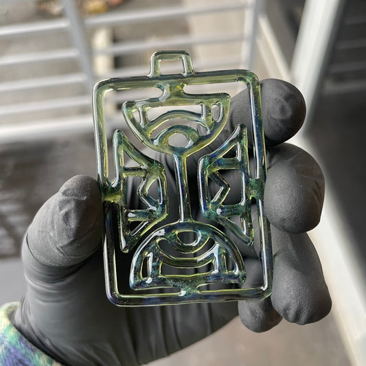 Pendant (L) by Elnew Glass