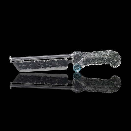 Crystal Ice Combat Knife by Chaka Glass x MD Glass