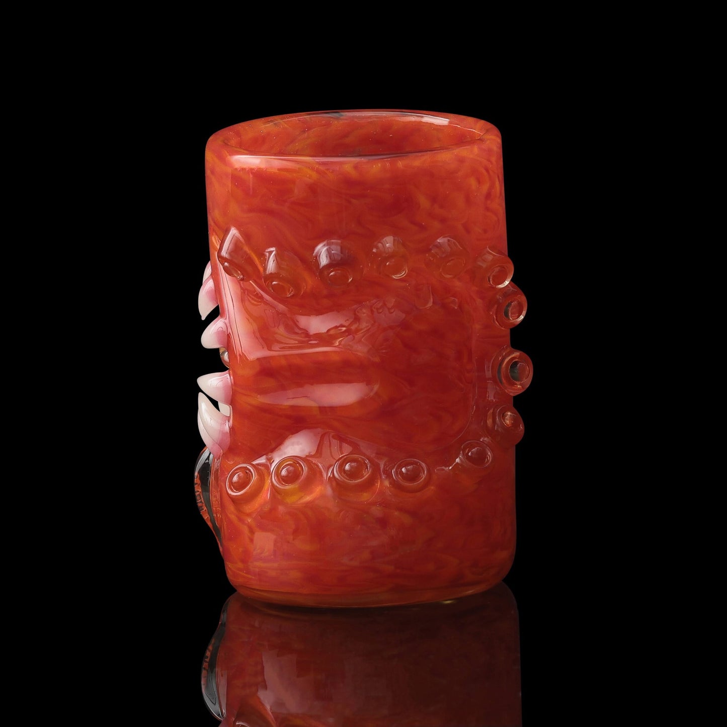 exquisite art piece - Fire Patterned Cup by Salt Glass (SCOPE 2022)