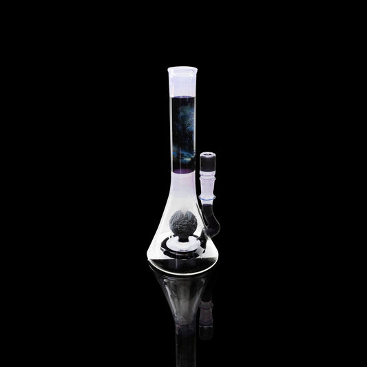 innovative art piece - Celestial Moon Tube by Subliminal Glass and Sleepy Ally Glass (2023 Release)