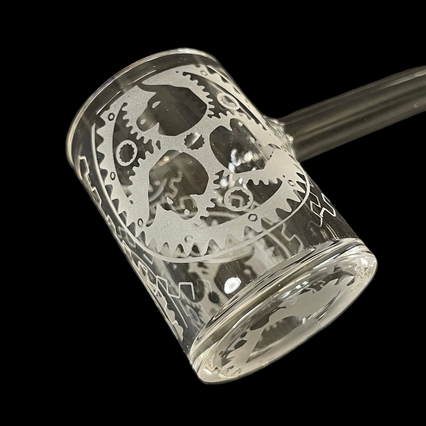 30mm Blasted Long Neck Grail by Toro Glass (2024)