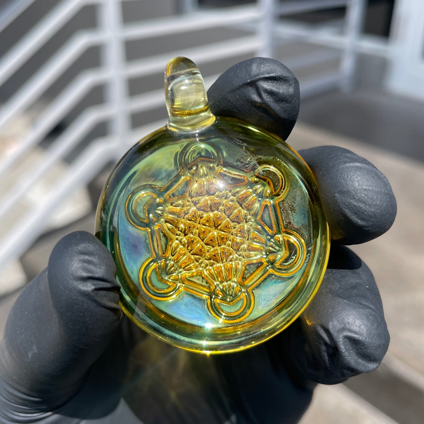 Metatron CFL Pendant by Jolex
