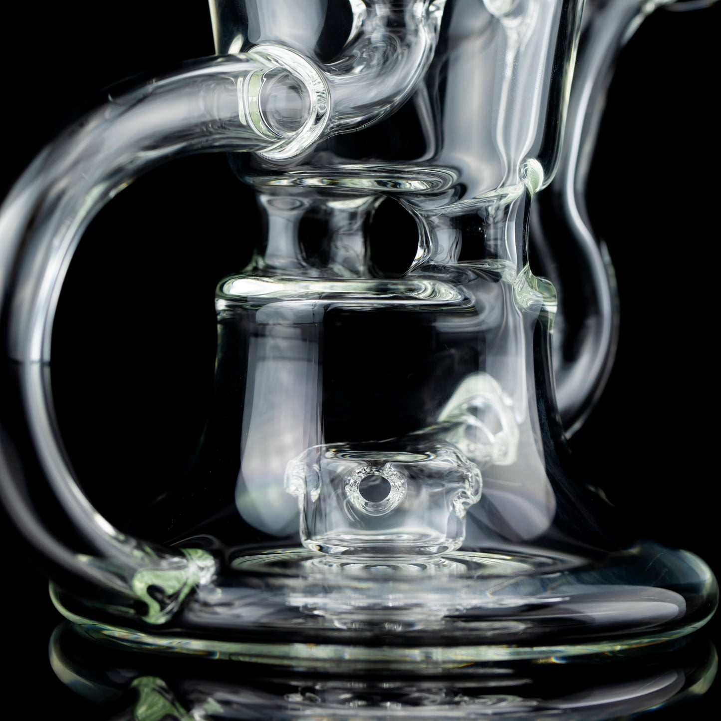 Clear Recycler (B) by Kuroobi Glass (2024)