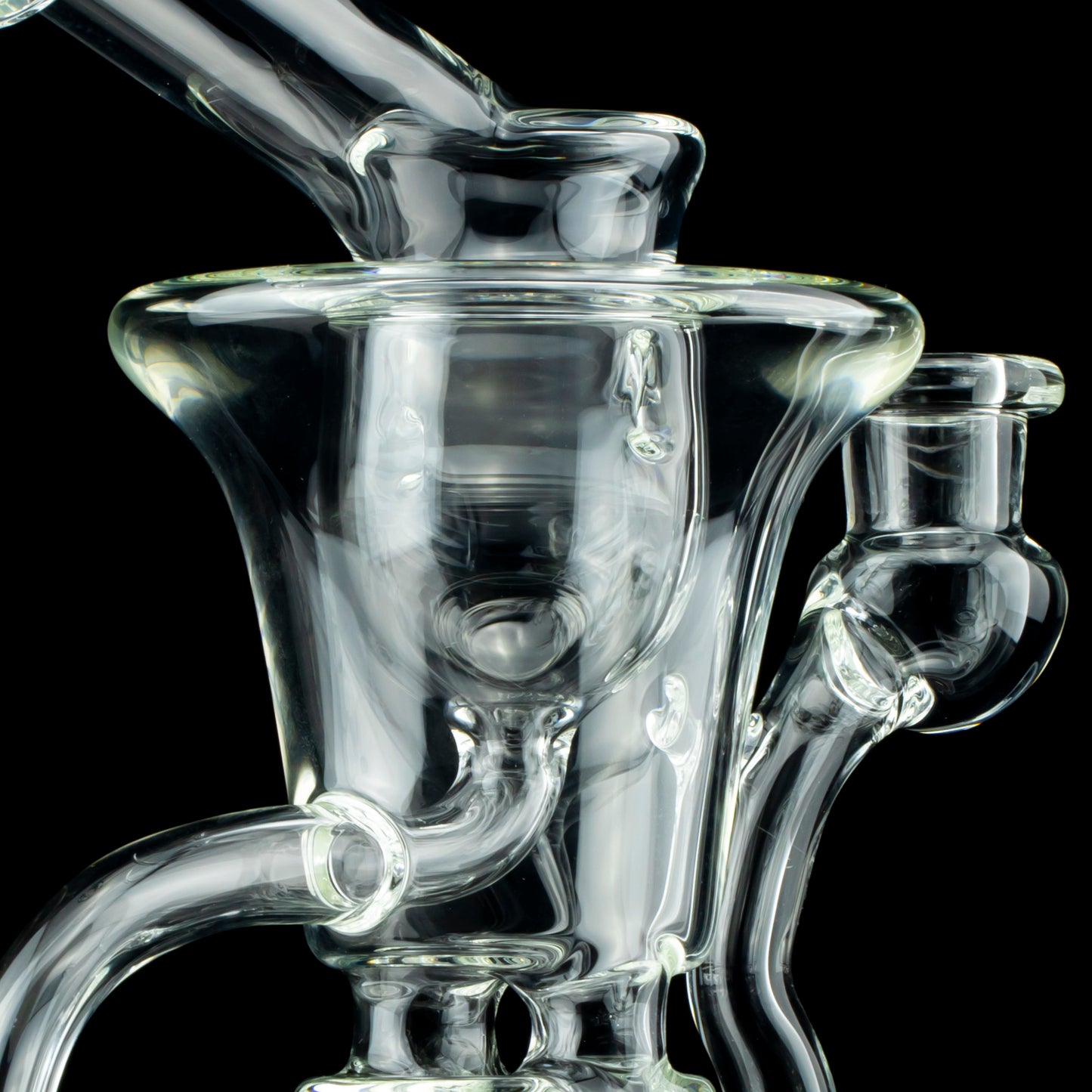 Clear Recycler (B) by Kuroobi Glass (2024)