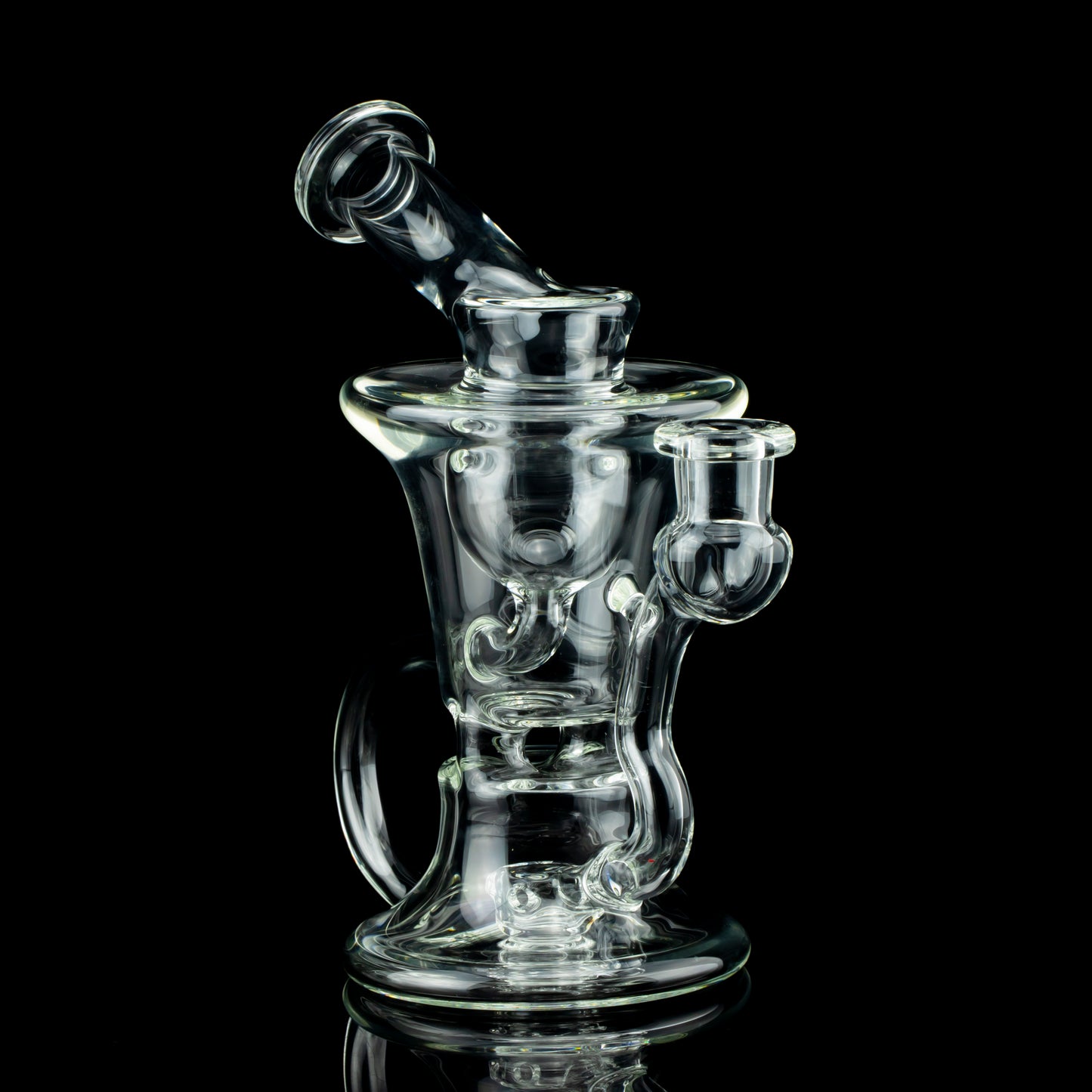 Clear Recycler (B) by Kuroobi Glass (2024)