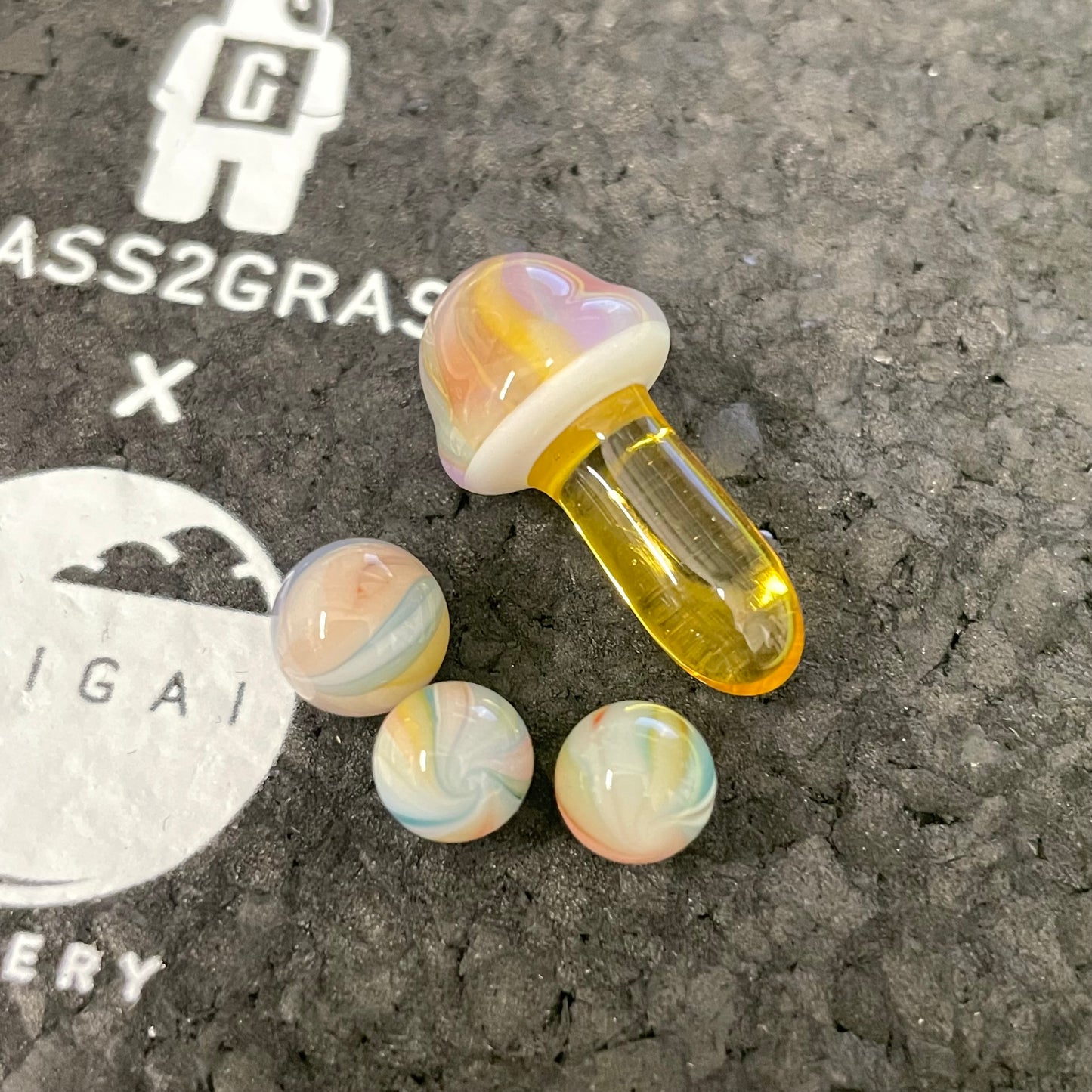 Terp Shroom Set w/ 3 Pearls by Trip A (Coogi Zoo)