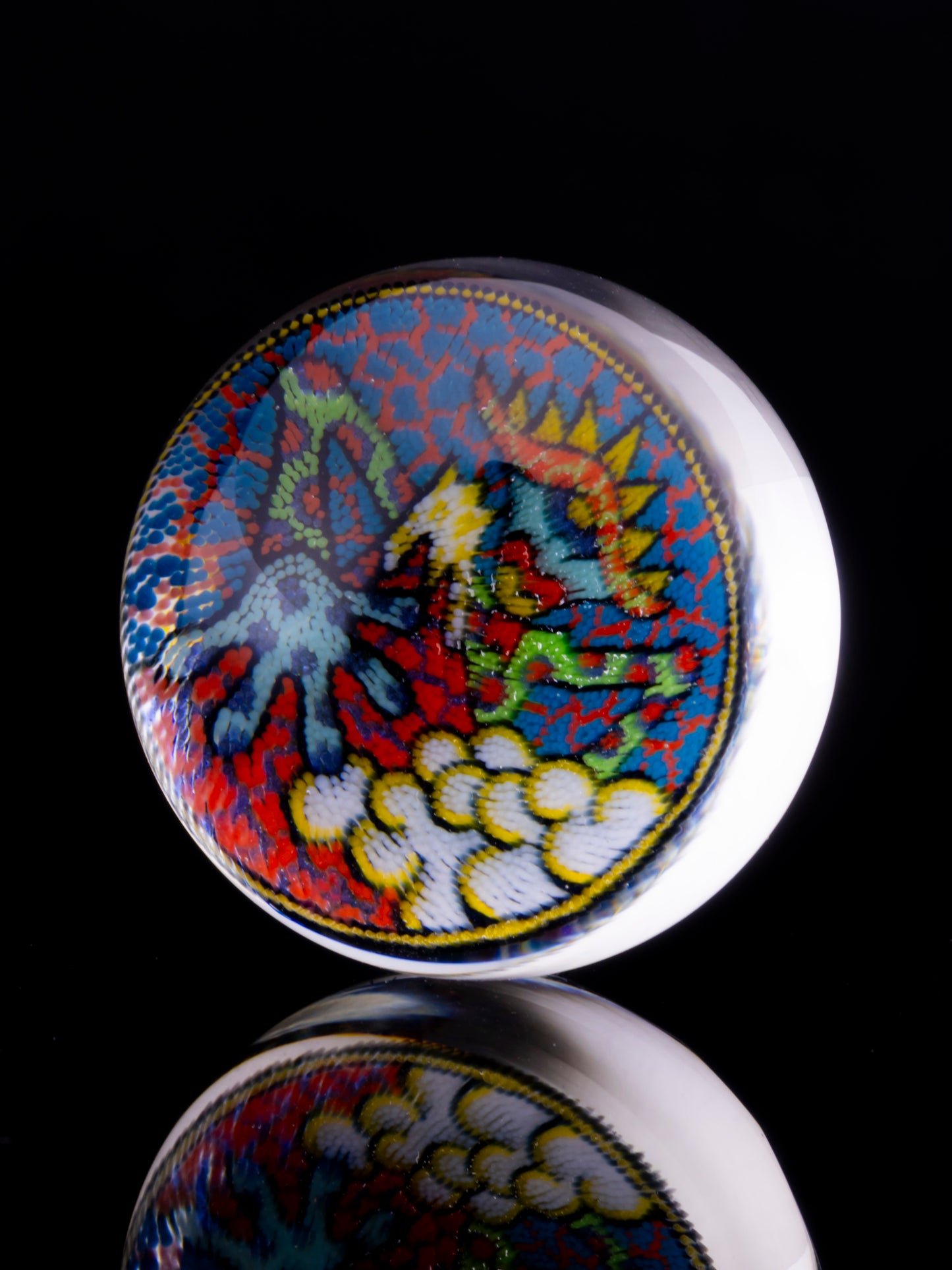 Takaomiyake Mt. Fuji marble, faceted