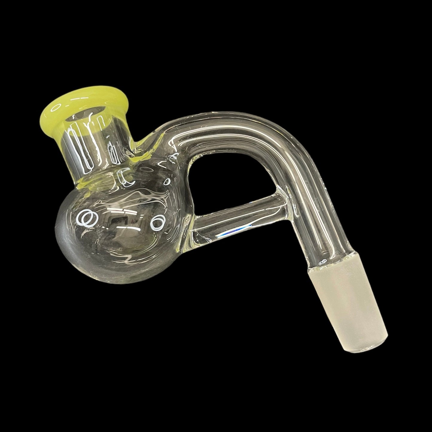 14mm-14mm 90° Round Green Dry Catcher by Flex Glass