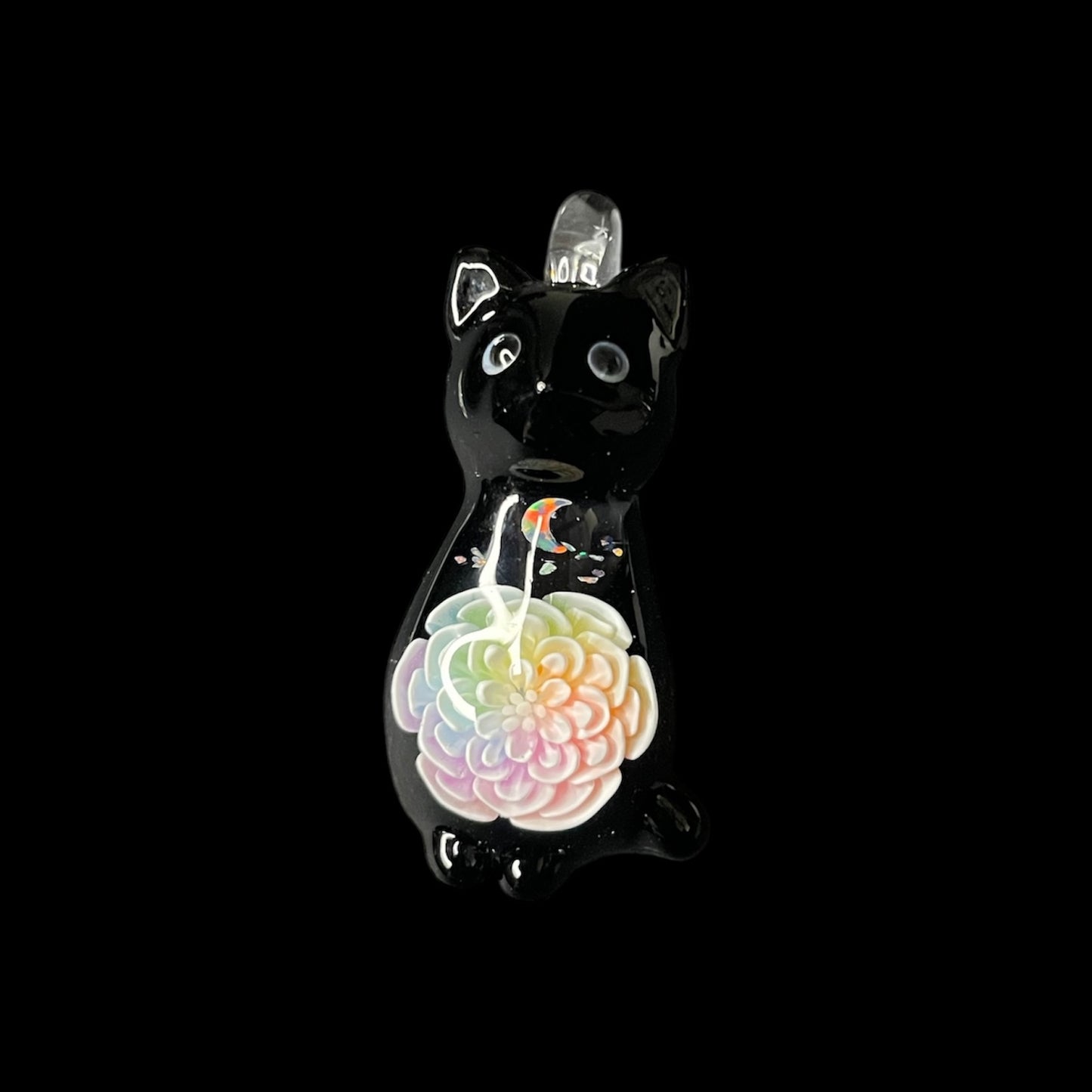 Pastel Flower Cat Pendant by Azusa Glass (Hikari No Kakera 2025)