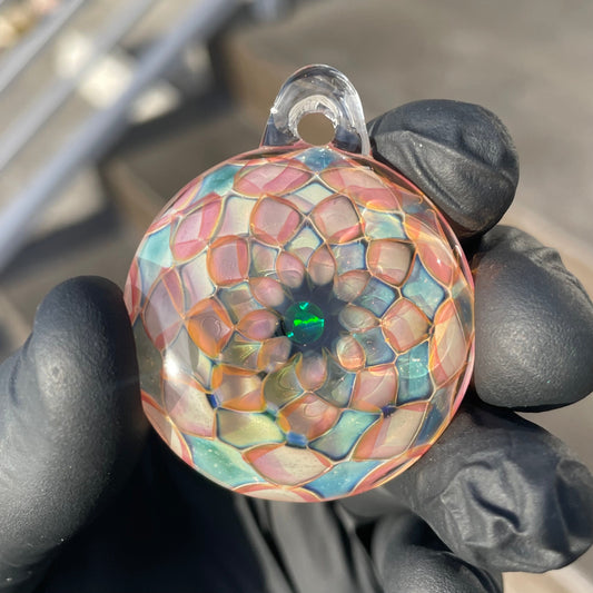 Dot Box Opal Pendant (B) by Tanaka Wateru (2024)