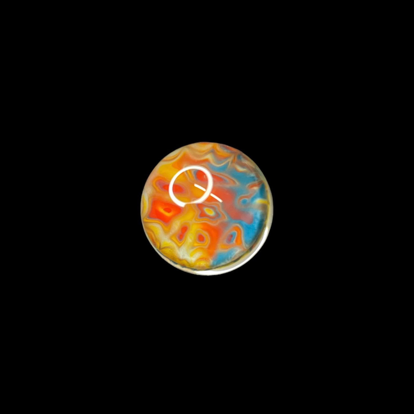 #18 "Mokumegane" Fefee Glass Marble (2024)