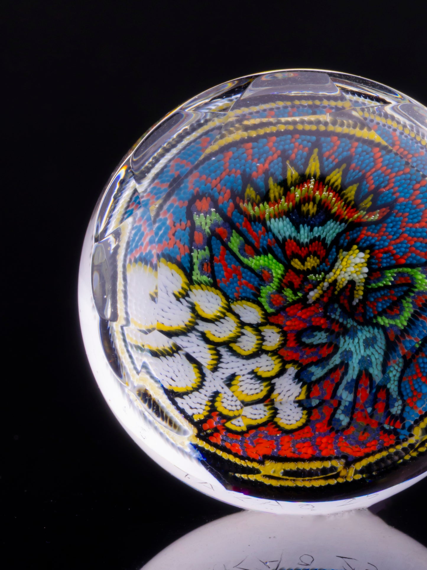 Takaomiyake Mt. Fuji marble, faceted